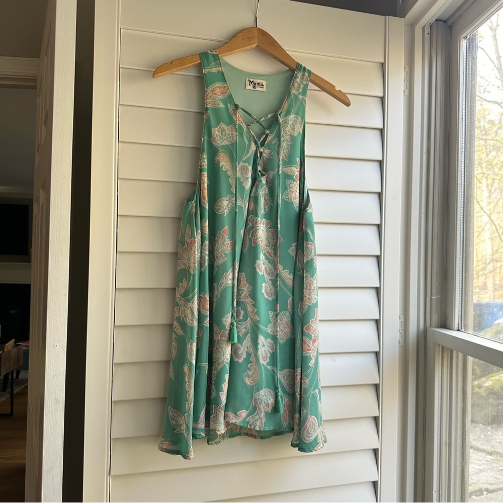 Show Me Your Mumu Green Paisley Dress